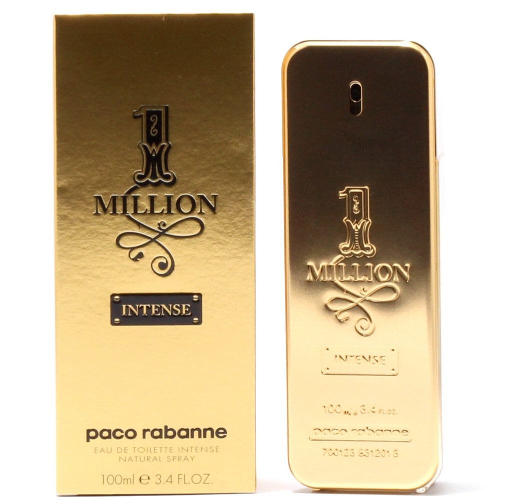 1 MILLION INTENSE * Paco Rabanne 3.4 oz / 100 ml EDT Men Cologne Spray
