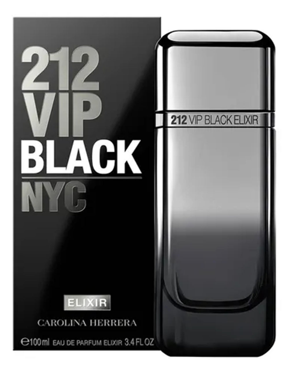212 VIP BLACK NYC ELIXIR * Carolina Herrera 3.4 oz / 100 ml EDP Men Cologne