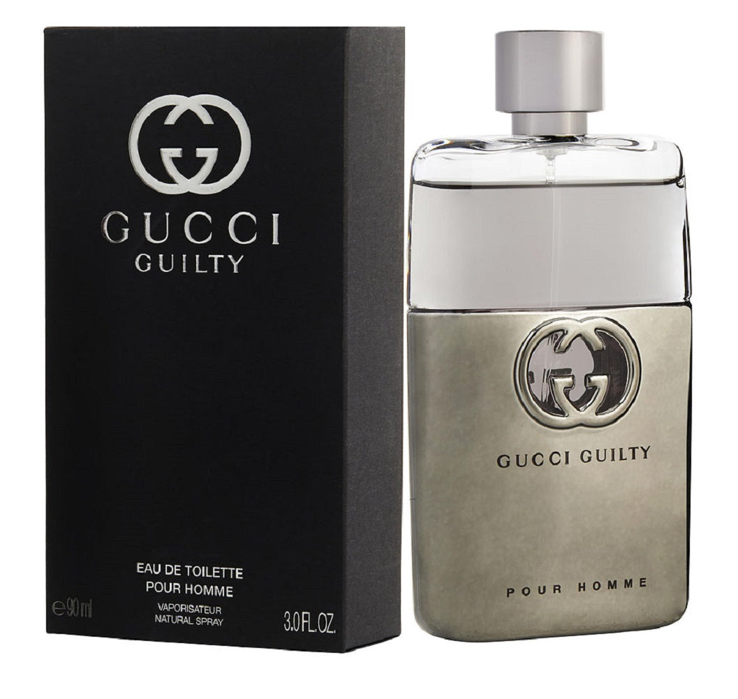 GUCCI GUILTY POUR HOMME * Gucci 3.0 oz / 90 ml Eau de Toilette Men Cologne Spray