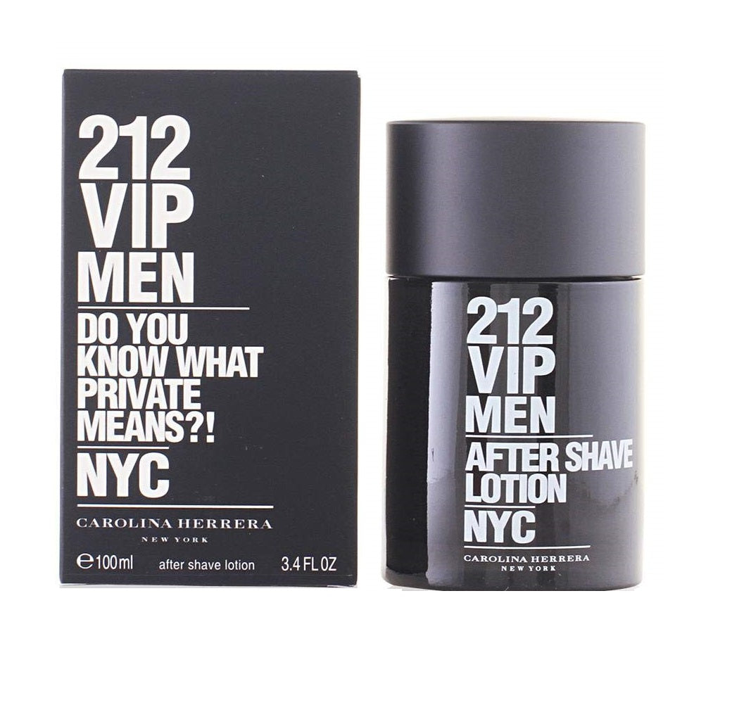 212 VIP After Shave Lotion * Carolina Herrera 3.4 oz / 100 ml Men