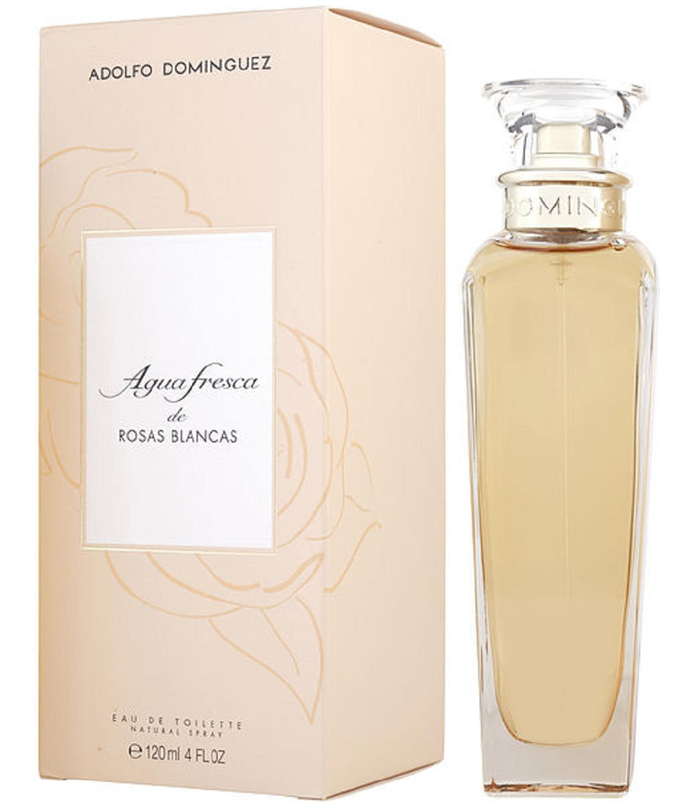 AGUA FRESCA DE ROSAS BLANCAS * Adolfo Dominguez 3.4 oz EDT Women Perfume Spray