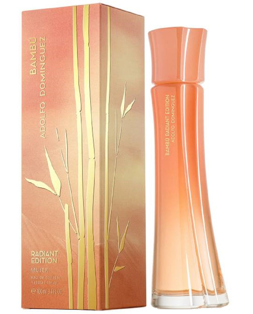 BAMBU RADIANT EDITION * Adolfo Dominguez 3.4 oz / 100 ml EDT Women Perfume Spray