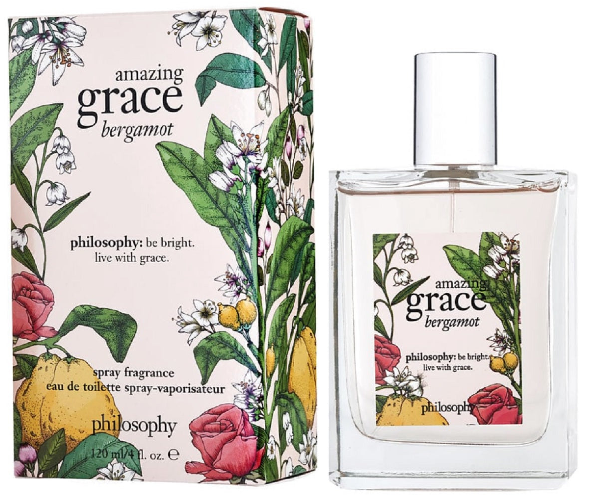 AMAZING GRACE BERGARMONT * Philosophy 4.1 oz / 120 ml EDT Women Perfume Spray