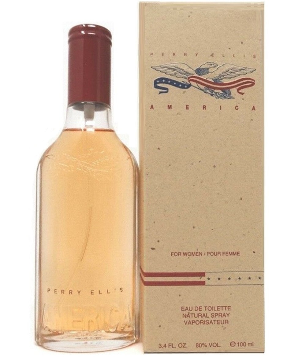 AMERICA * Perry Ellis 3.4 oz / 100 ml Eau De Toilette Women Perfume Spray