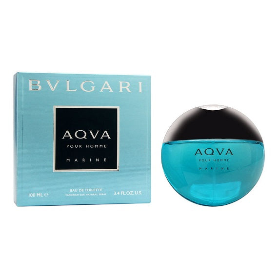 AQVA POUR HOMME MARINE * Bvlgari 3.4 oz / 100 ml EDT Men Cologne Spray