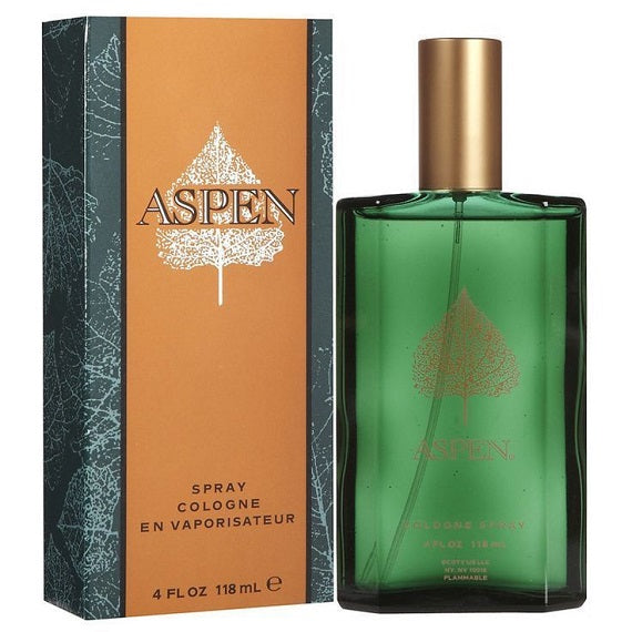 ASPEN FOR MEN * Coty 4.0 oz / 118 ml Eau De Cologne (EDC) Men Cologne Spray