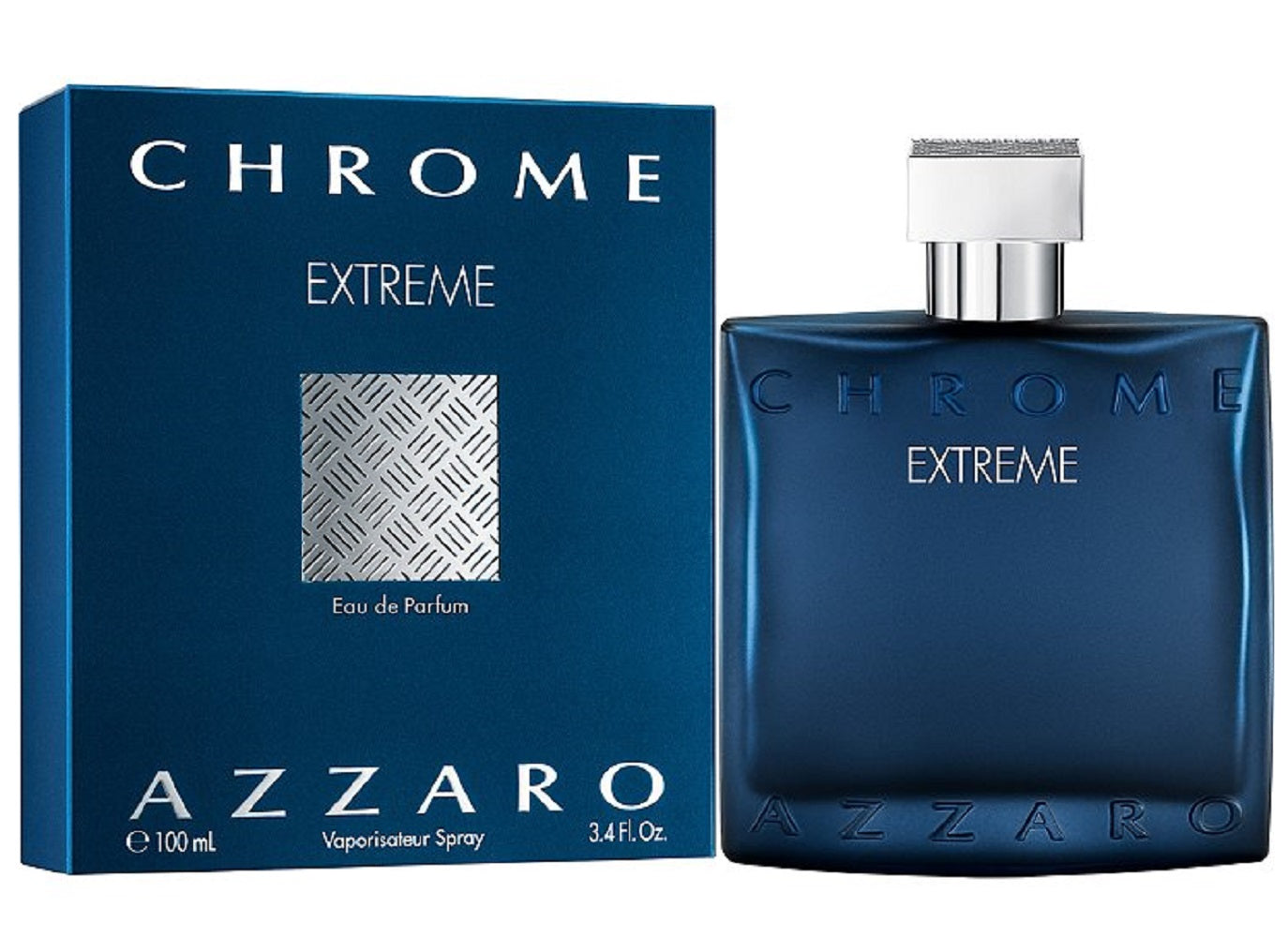 AZZARO CHROME EXTREME * Azzaro 3.4 oz / 100 ml Eau De Parfum Men Cologne Spray