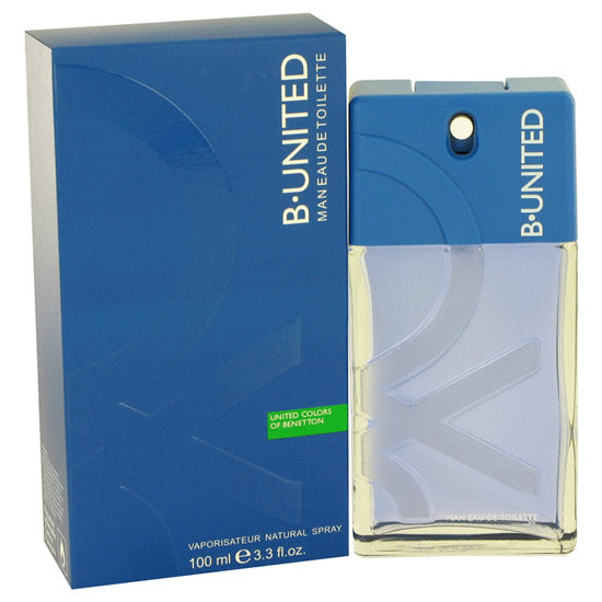 B UNITED * Benetton 3.3 oz / 100 ml Eau de Toilette " EDT "Men Cologne Spray