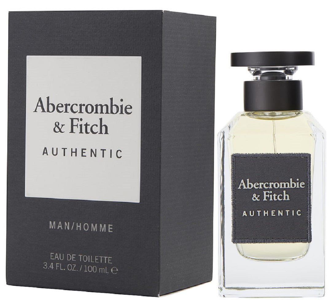 A&F AUTHENTIC * Abercrombie & Fitch 3.4 oz / 100 ml Eau De Toilette (EDT) Men