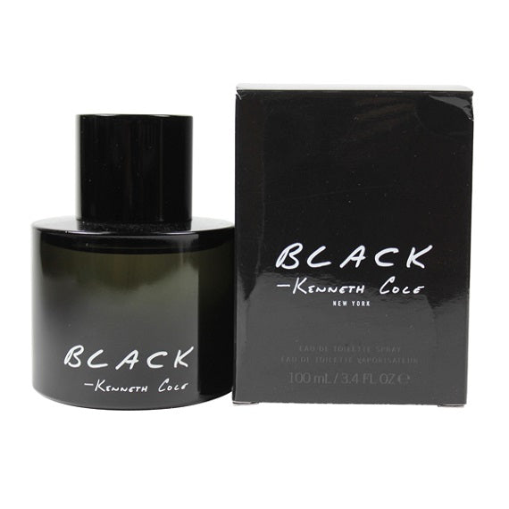 BLACK * Kenneth Cole 3.4 oz / 100 ml Eau De Toilette (EDT) Men Cologne Spray