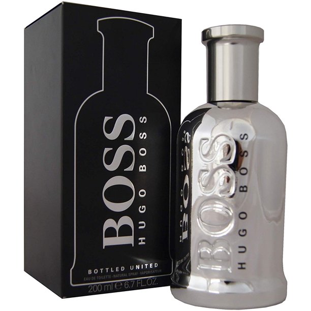BOSS BOTTLED UNITED * Hugo Boss 6.7 oz / 200 ml Eau de Toilette (EDT) Men Spray