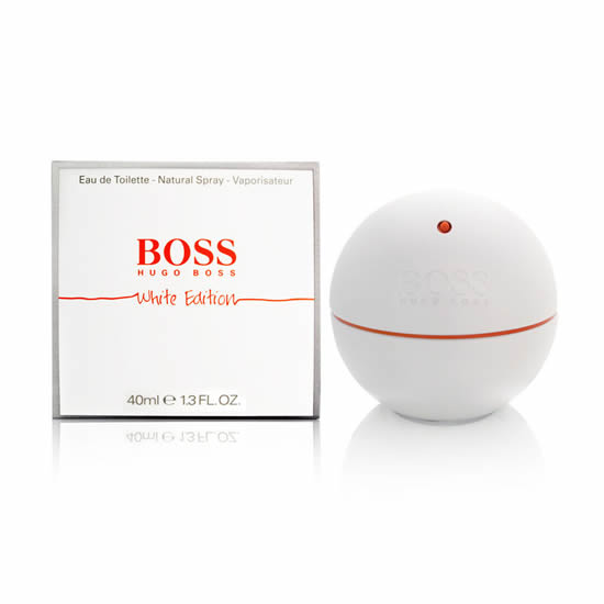 BOSS IN MOTION WHITE EDITION * Hugo Boss 1.3 oz / 40 ml EDT Men Cologne Spray
