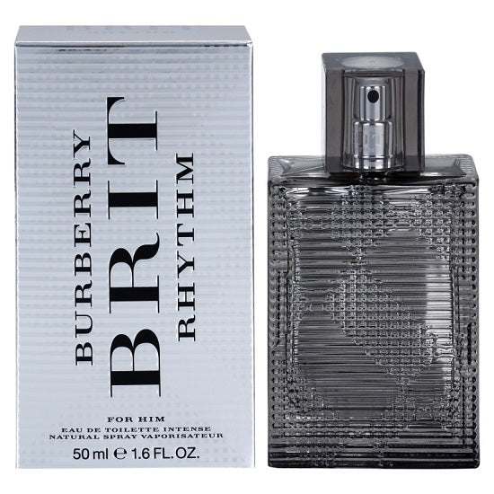BRIT RHYTHM INTENSE * Burberry 1.6 oz / 50 ml Eau de Toilette Men Cologne Spray