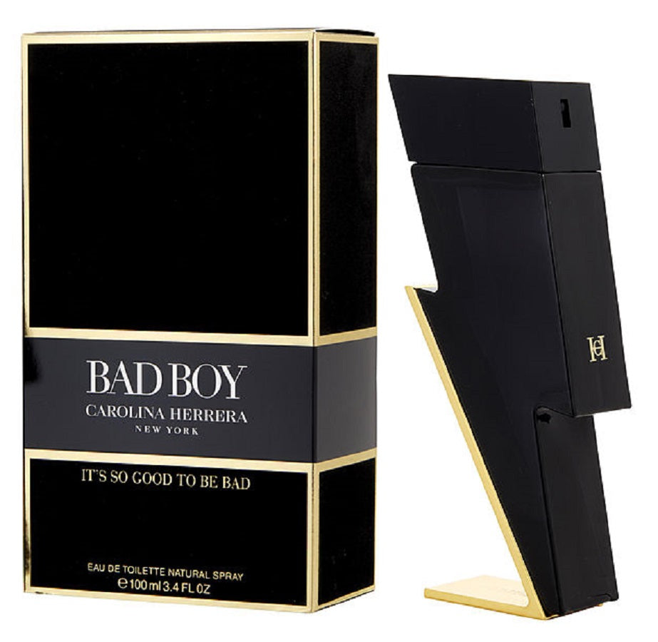 BAD BOY * Carolina Herrera 3.4 oz / 100 ml EDT Men Cologne Spray