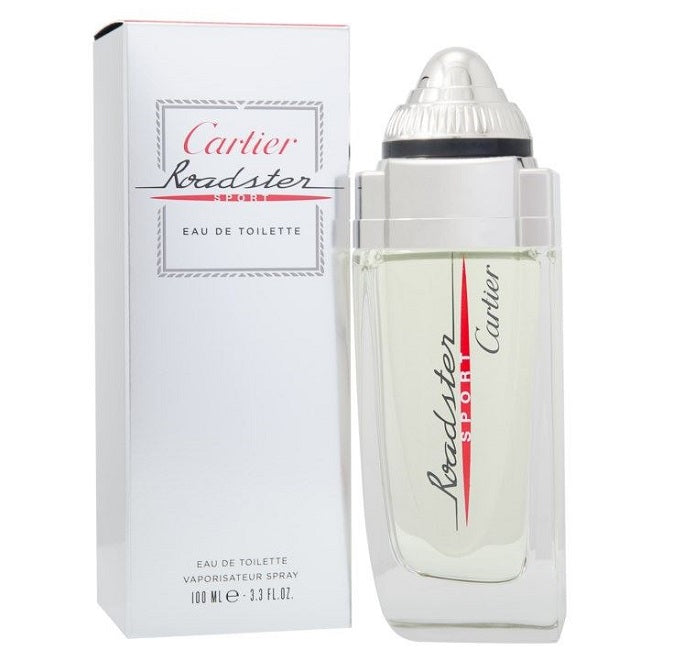 ROADSTER SPORT * Cartier 3.3 oz / 100 ml Eau De Toilette (EDT) Men Cologne Spray