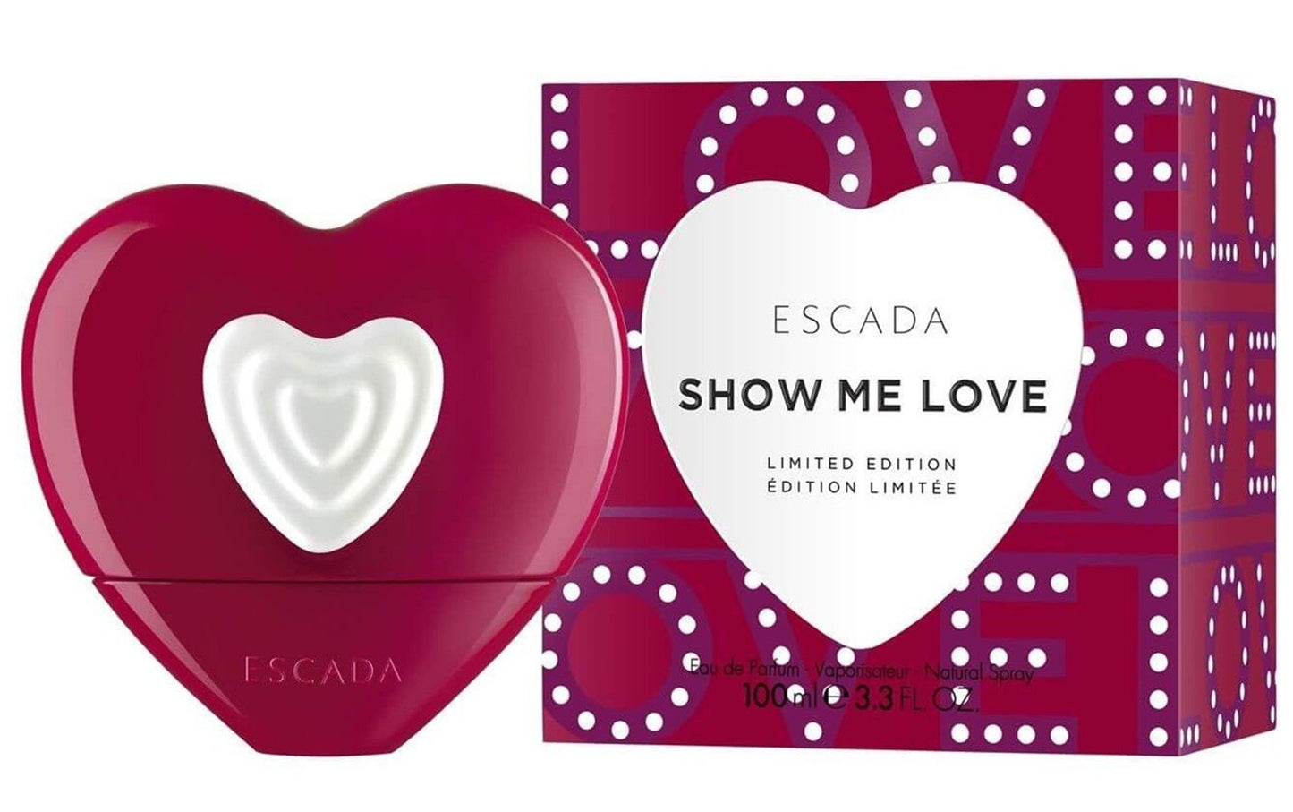 SHOW ME LOVE * Escada 3.3 oz / 100 ml Eau de Parfum (EDP) Women Perfume Spray