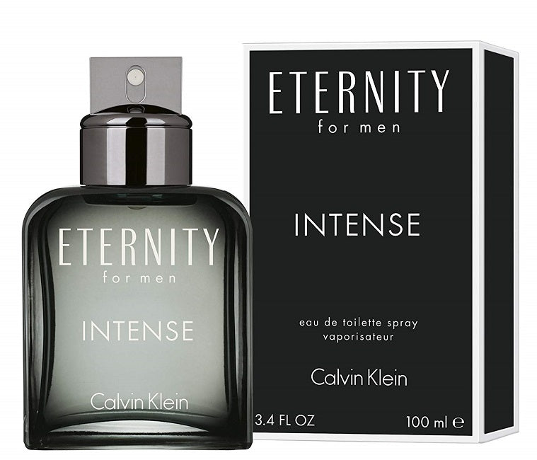 CK ETERNITY INTENSE * Calvin Klein 3.4 oz / 100 ml EDT Men Cologne Spray