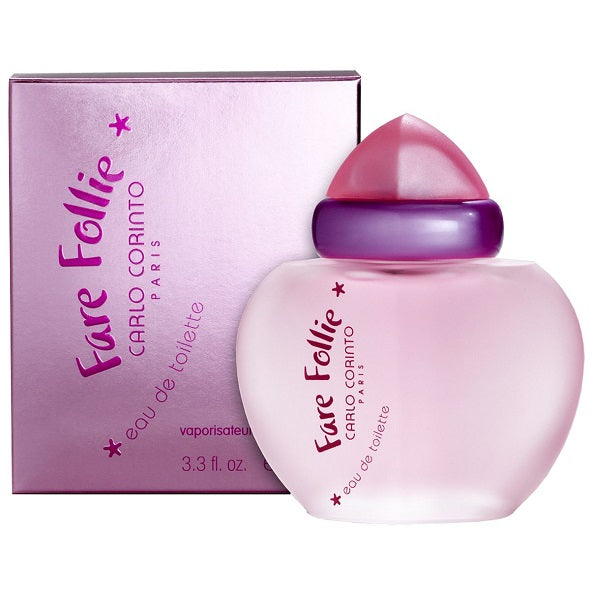 FARE FOLLIE * Carlo Corinto 3.3 oz / 100 ml Eau de Toilette Women Perfume Spray