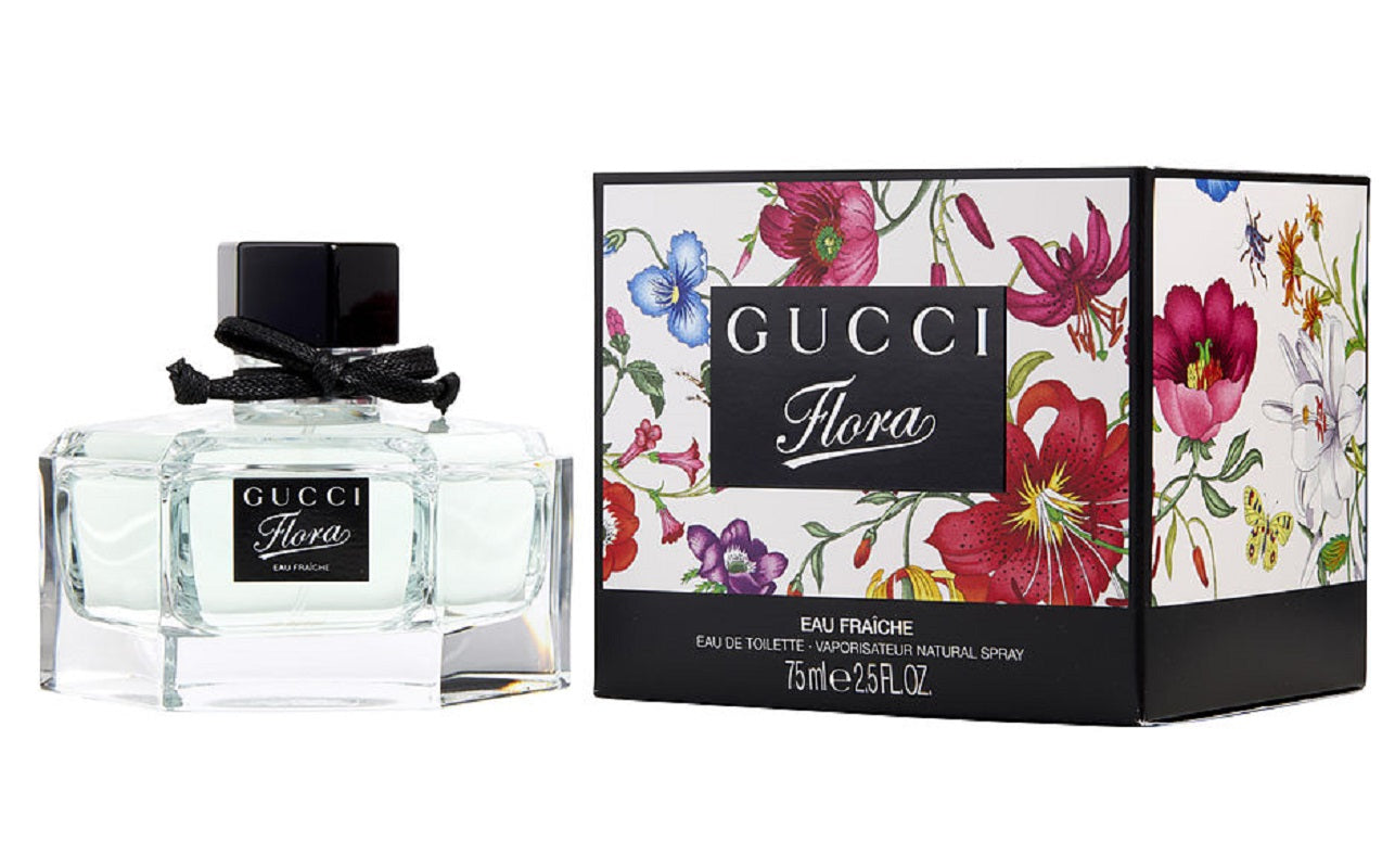 FLORA BY GUCCI EAU FRAICHE (New Edition) Gucci 2.5 oz / 75 ml EDT Women Perfume