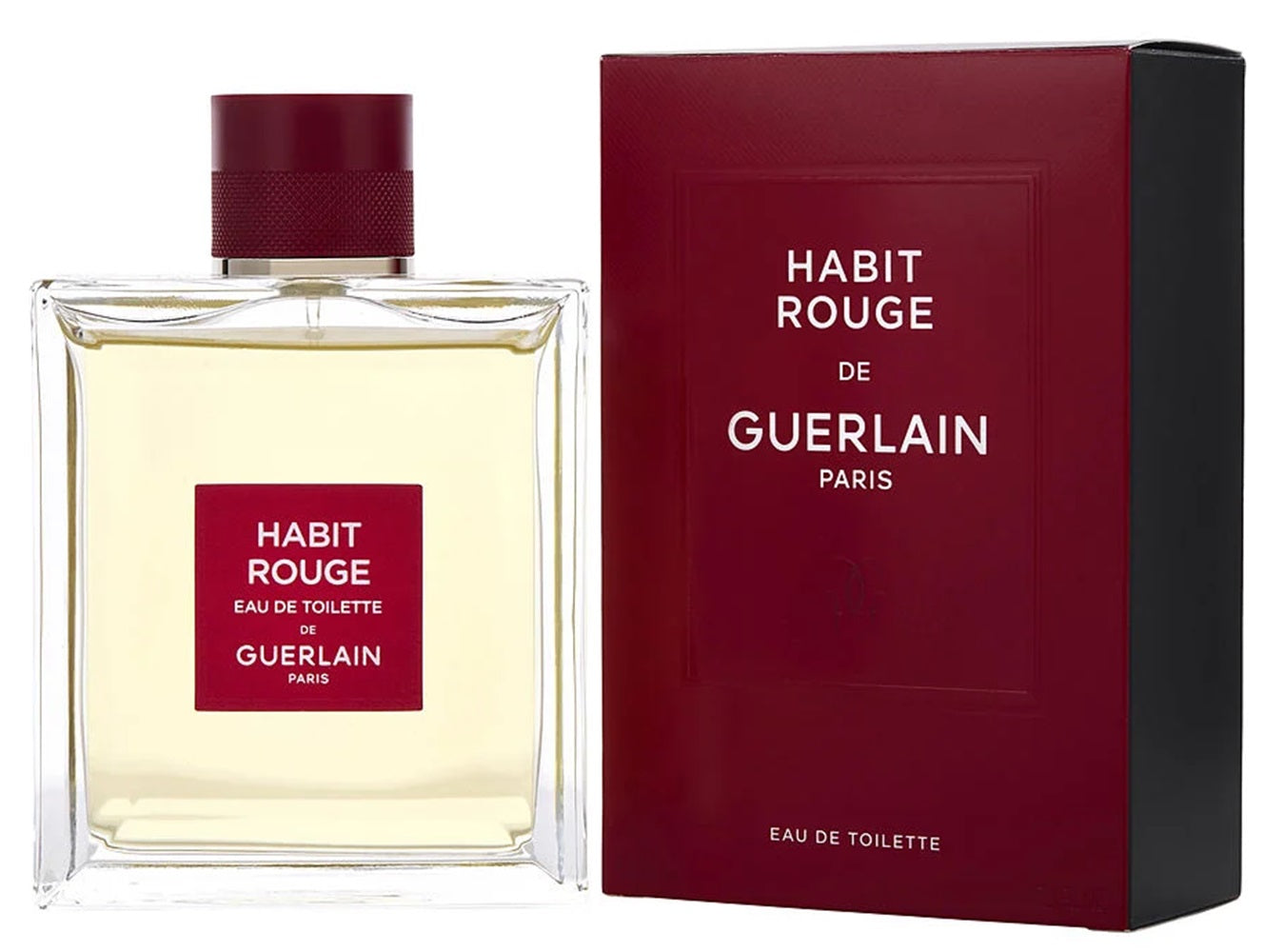 HABIT ROUGE (New Package) * Guerlain 5.0 oz / 150 ml Eau De Toilette Men Cologne