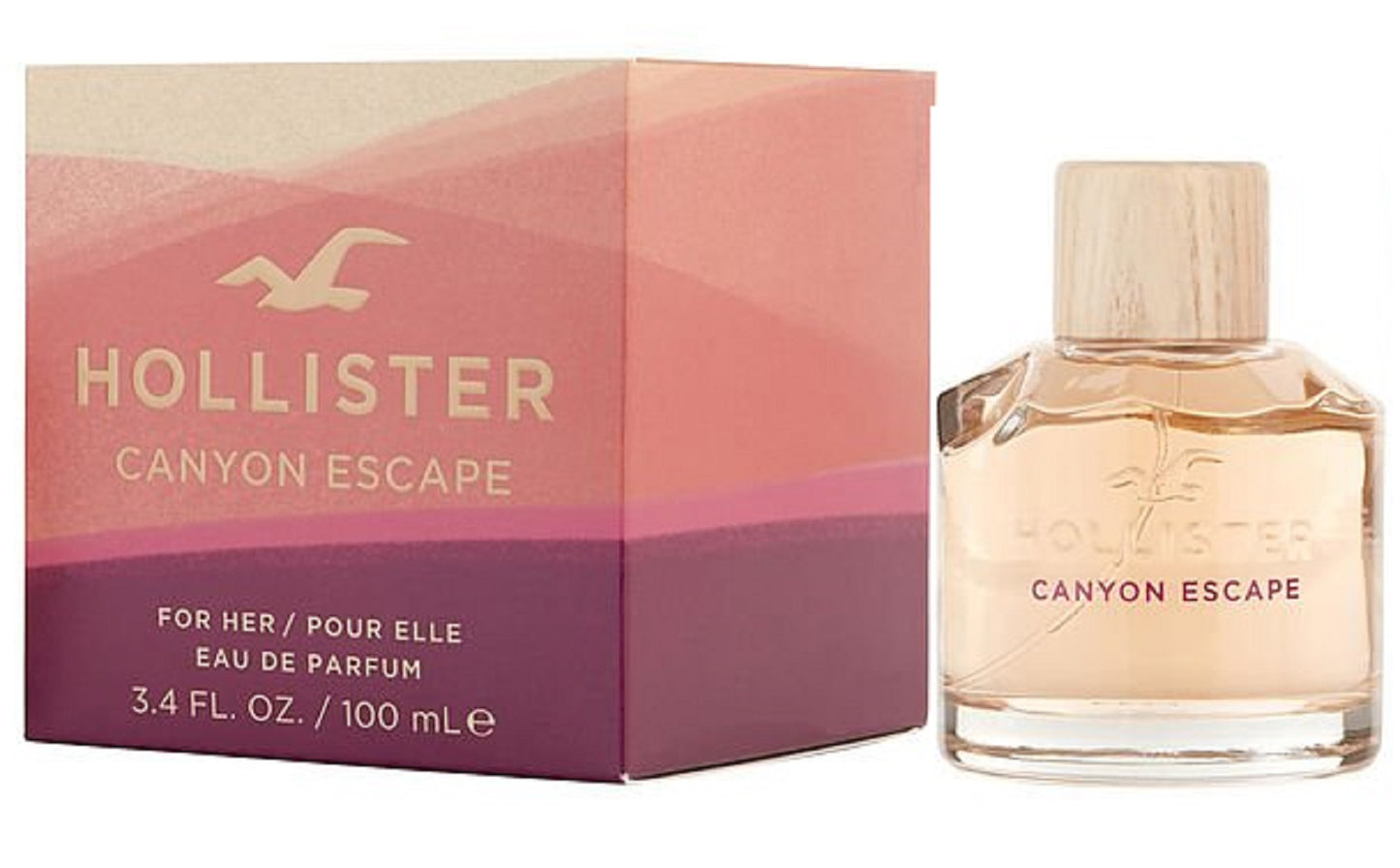 CANYON ESCAPE * Hollister 3.4 oz / 100 ml Eau de Parfum (EDP) Women Perfume