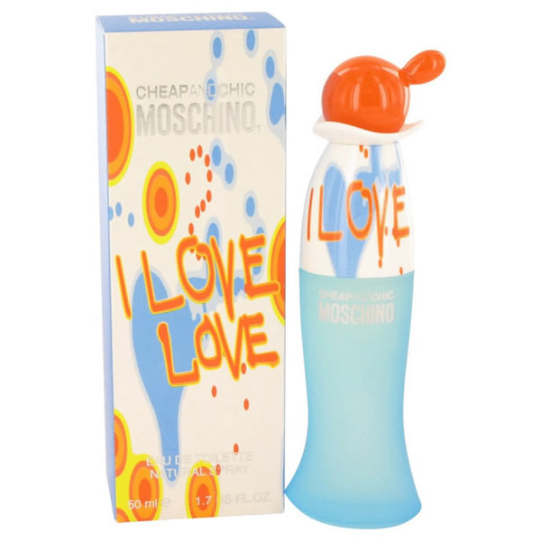 I LOVE LOVE * Moschino 1.7 oz / 50 ml Eau de Toilette Women Perfume Spray