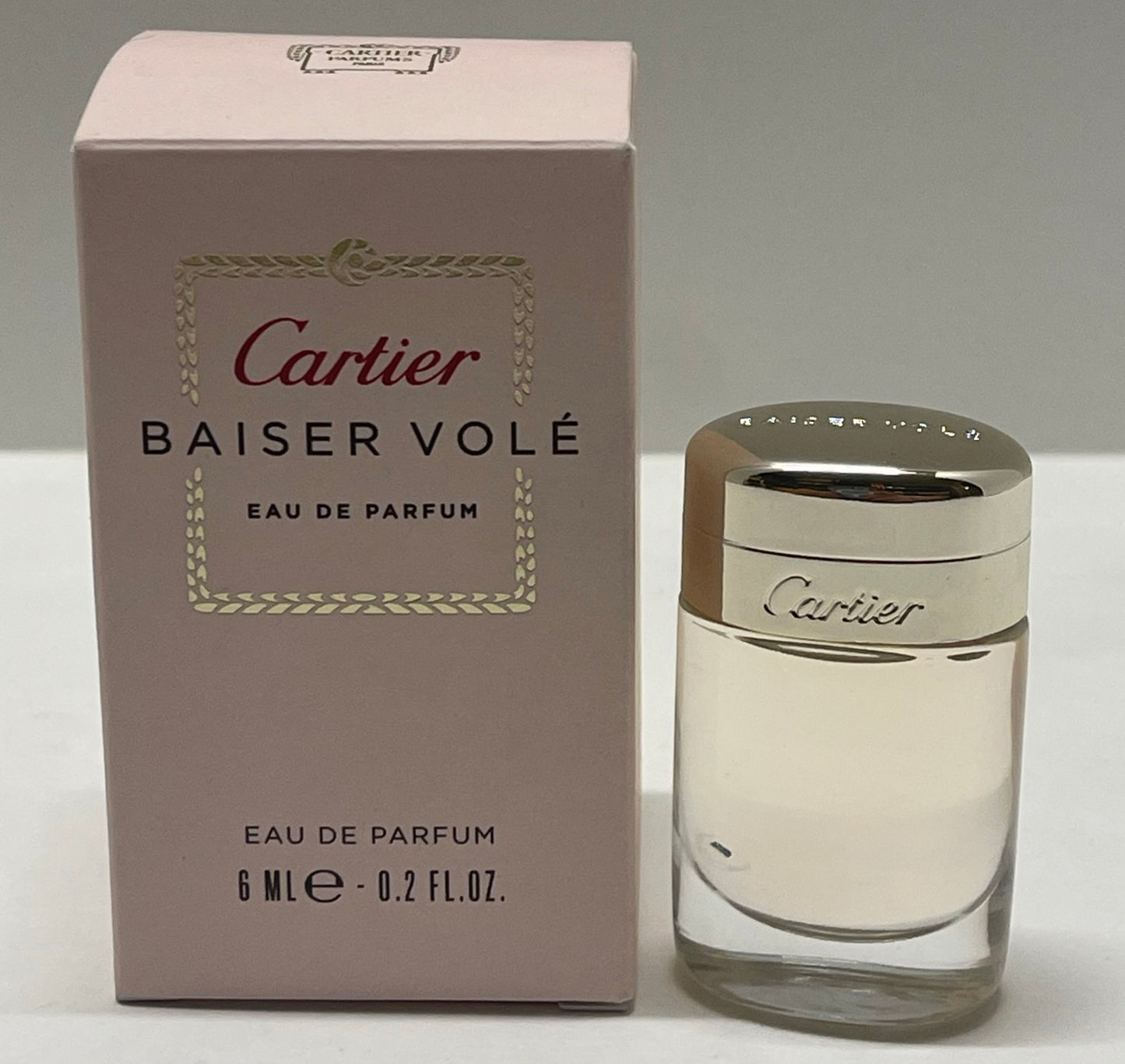 BAISER VOLE * Cartier 0.2 oz / 6 ml Mini Eau De Parfum EDP Women Perfume Splash