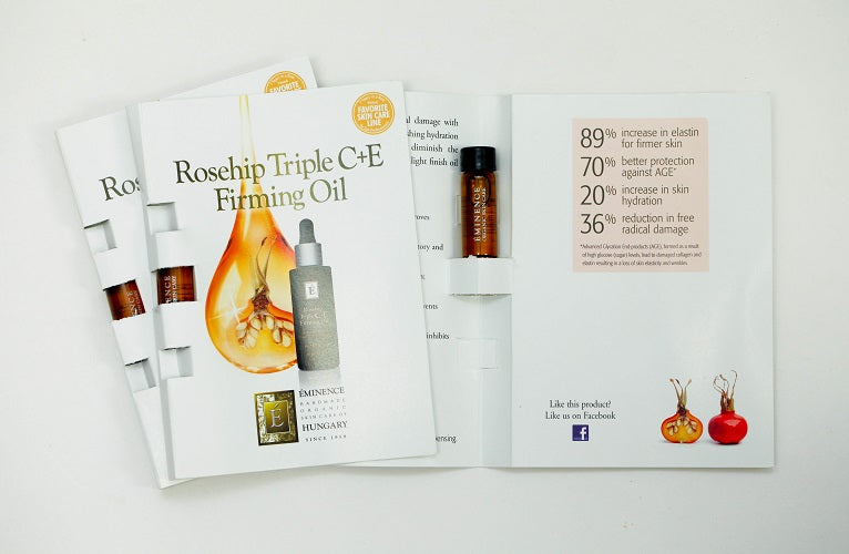 EMINENCE Rosehip Triple C+E Firming Oil 0.10 oz / 3 ml Set of 3 Travel Size