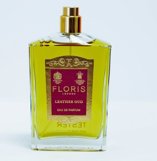 FLORIS LEATHER OUD * Floris London 3.4 oz EDP Women Perfume-Tester Spray