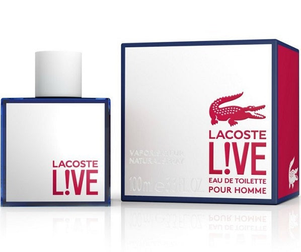 L!VE POUR HOMME * Lacoste 3.3 oz / 100 ml Eau de Toilette Men Cologne Spray
