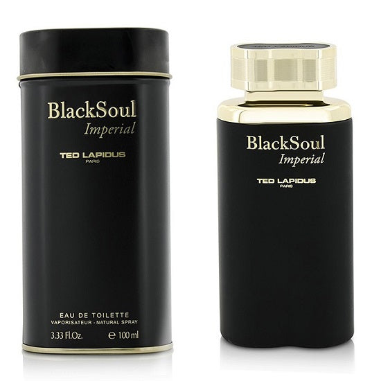 BLACK SOUL IMPERIAL * Ted Lapidus 3.33 oz / 100 ml Eau de Toilette Men Spray