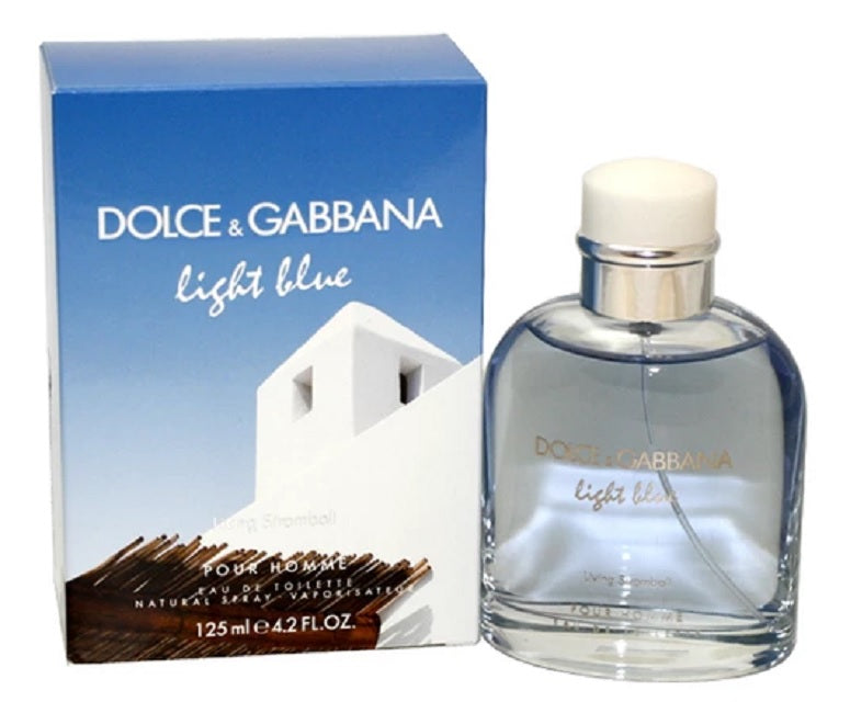 LIGHT BLUE LIVING STROMBOLI * Dolce & Gabbana 4.2 oz / 125 ml EDT Men Cologne