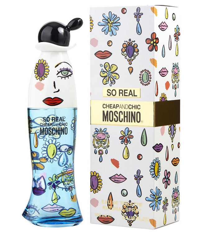 CHEAP & CHIC SO REAL * Moschino 3.4 oz / 100 ml EDT Women Perfume Spray