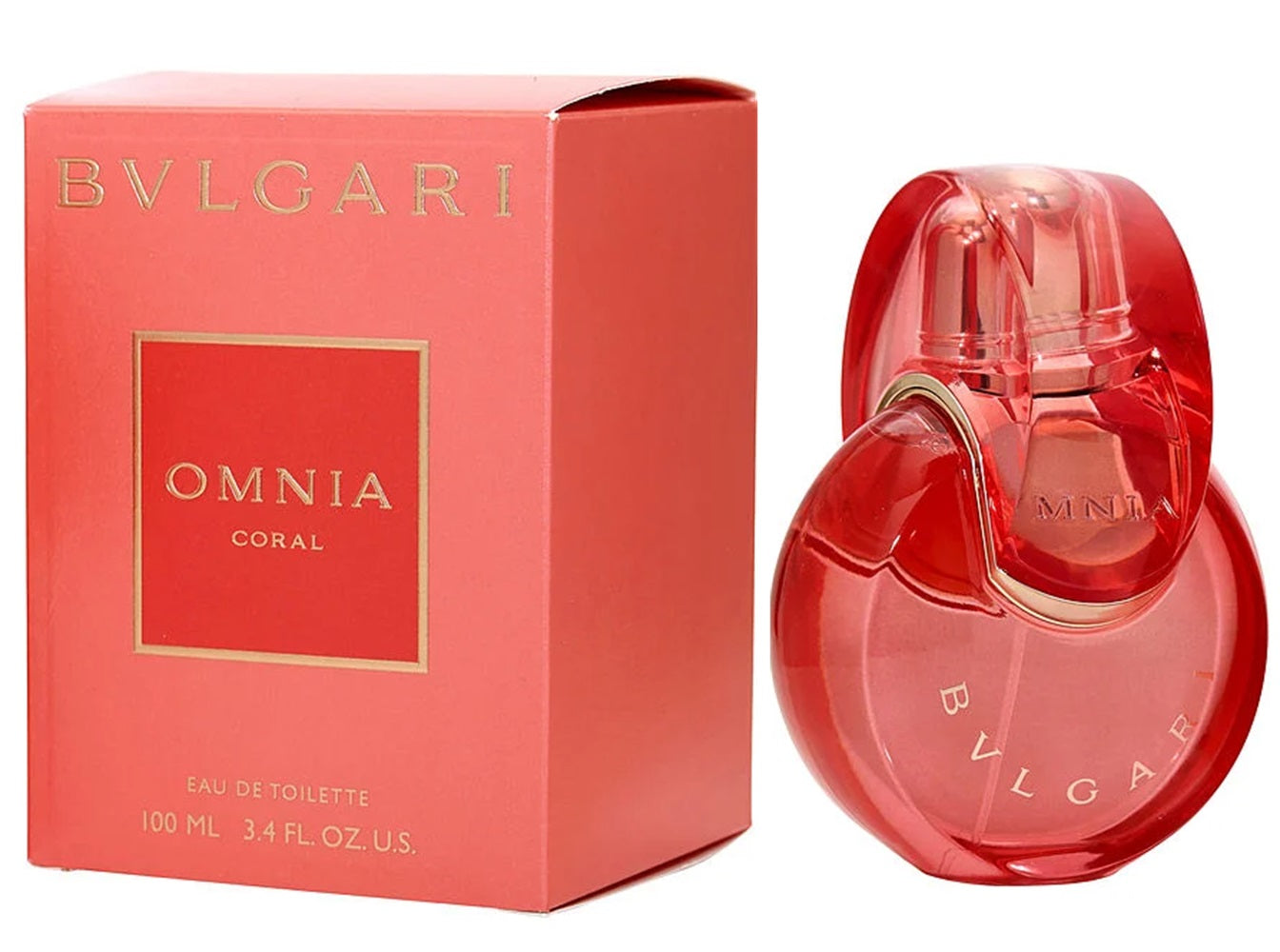 OMNIA CORAL * Bvlgari 3.4 oz / 100 ml Eau de Toilette (EDT) Women Perfume Spray