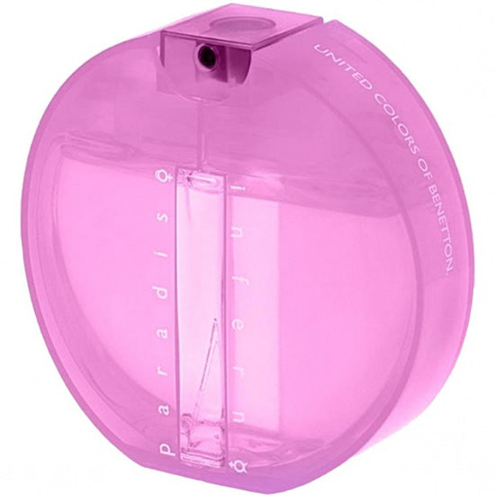 PARADISO INFERNO PINK * Benetton 3.3 oz / 100 ml EDT Women Perfume-Tester Spray