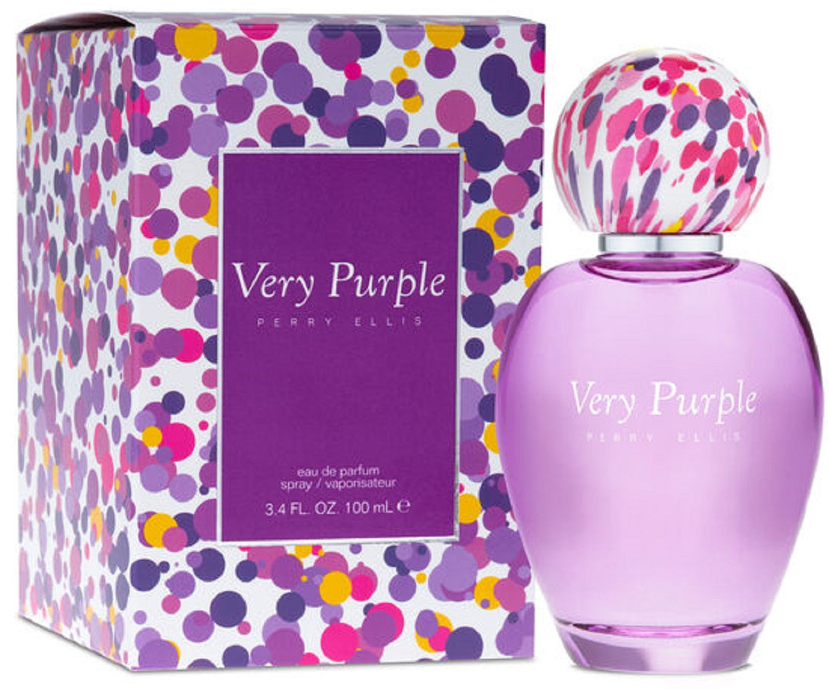 VERY PURPLE * Perry Ellis 3.4 oz / 100 ml Eau De Parfum Women Perfume Spray