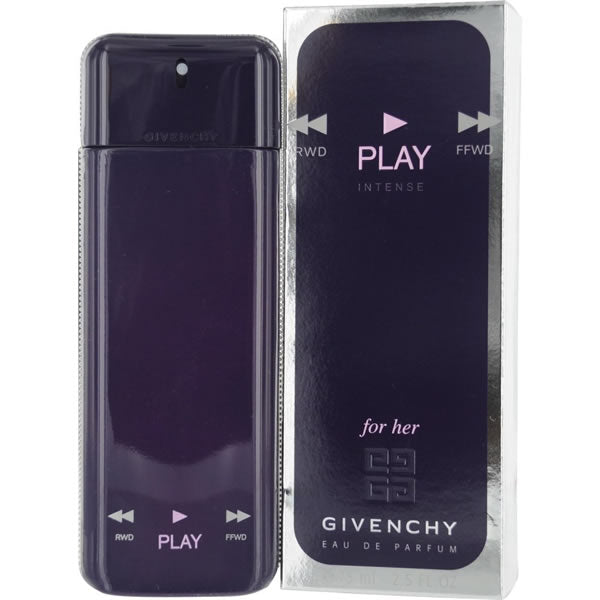 PLAY INTENSE * Givenchy 2.5 oz / 75 ml Eau de Parfum Women Perfume Spray