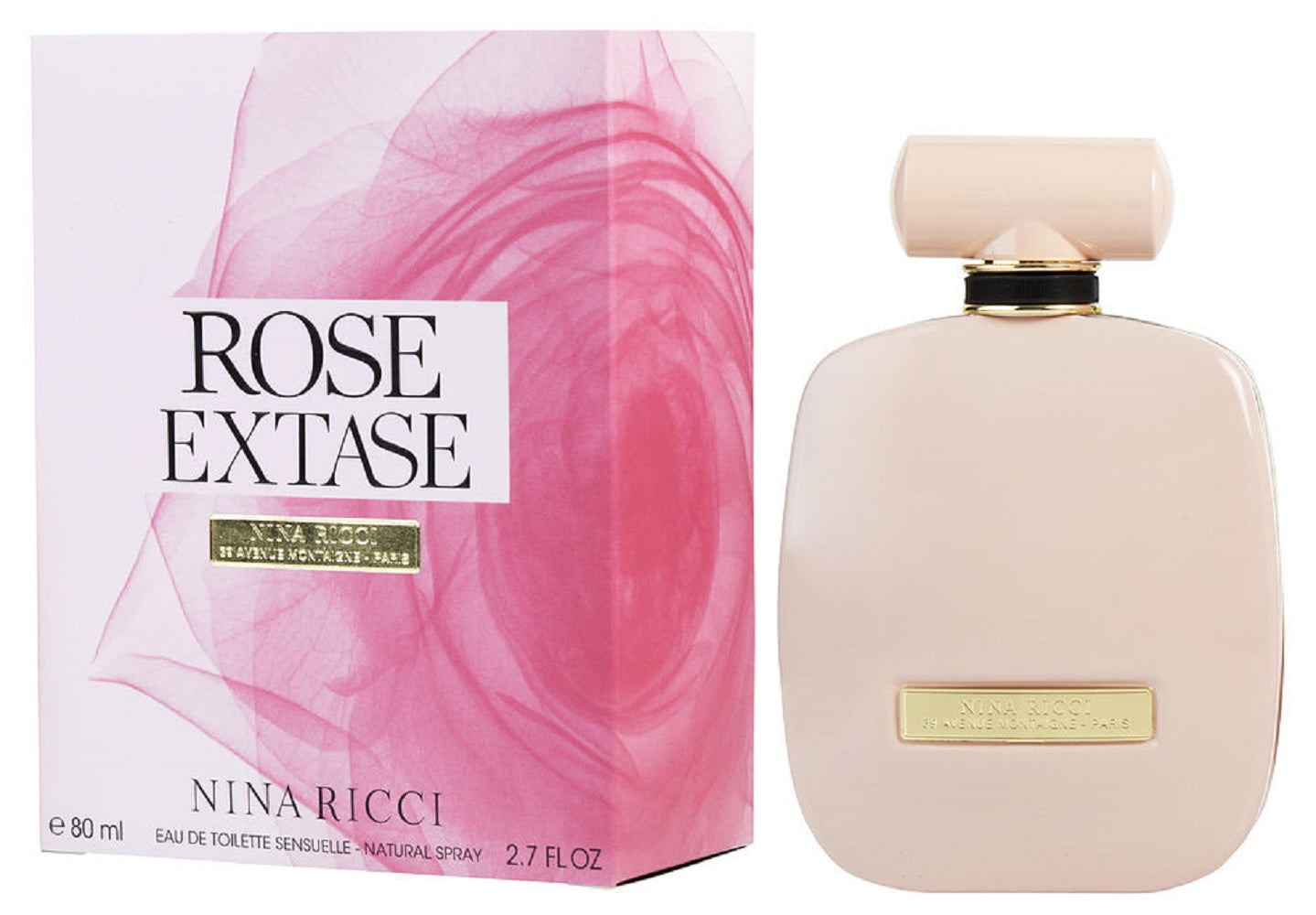 ROSE EXTASE * Nina Ricci 2.7 oz / 80 ml Eau de Toilette Women Perfume Spray