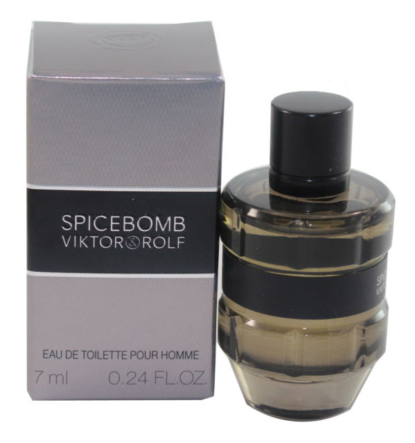 SPICEBOMB * Viktor & Rolf 0.24 oz / 7 ml Miniature EDT Men Cologne Splash