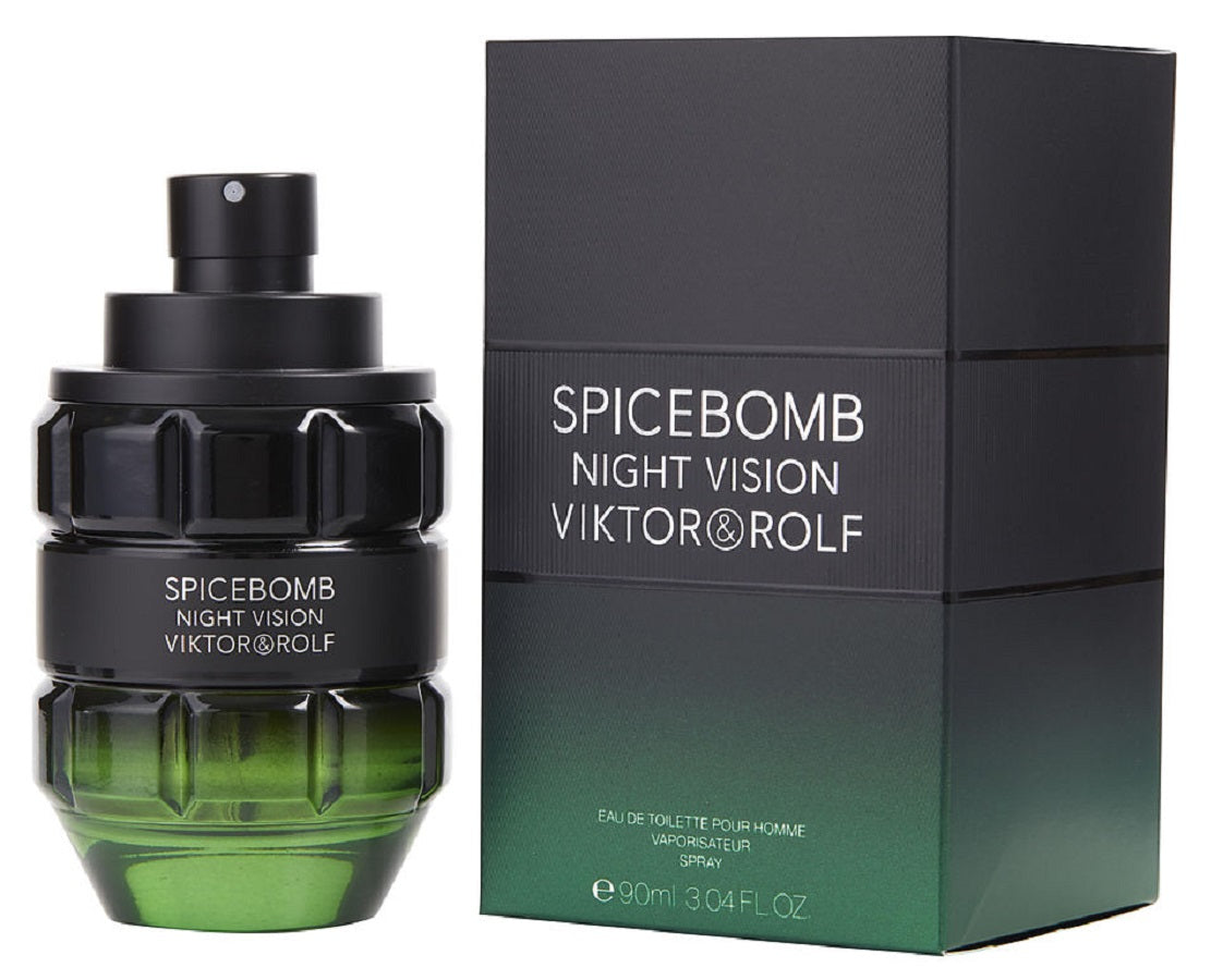 SPICEBOMB NIGHT VISION * Viktor & Rolf 3.04 oz / 90 ml EDT Men Cologne