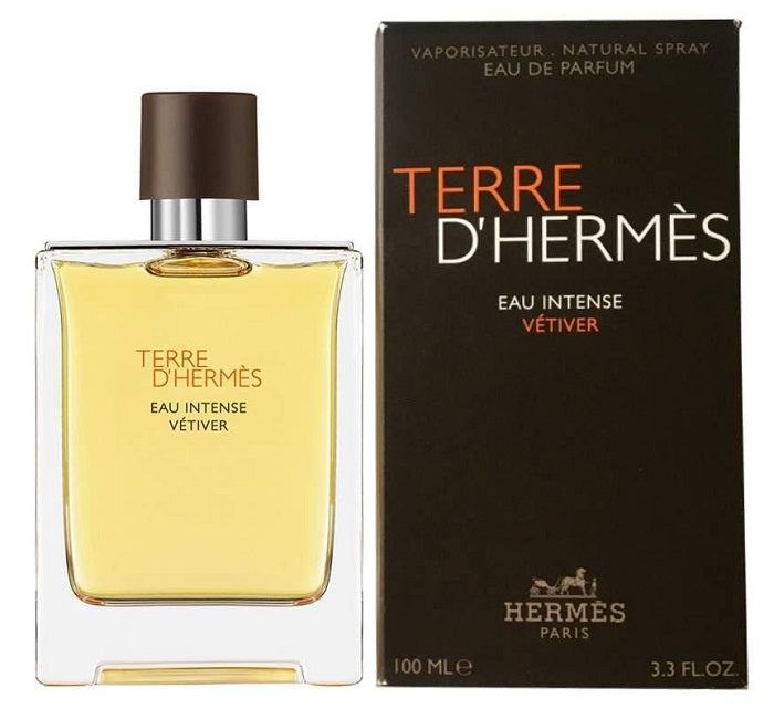 TERRE D'HERMES EAU INTENSE VETIVER * Hermes 3.3 oz / 100 ml EDP Men Cologne