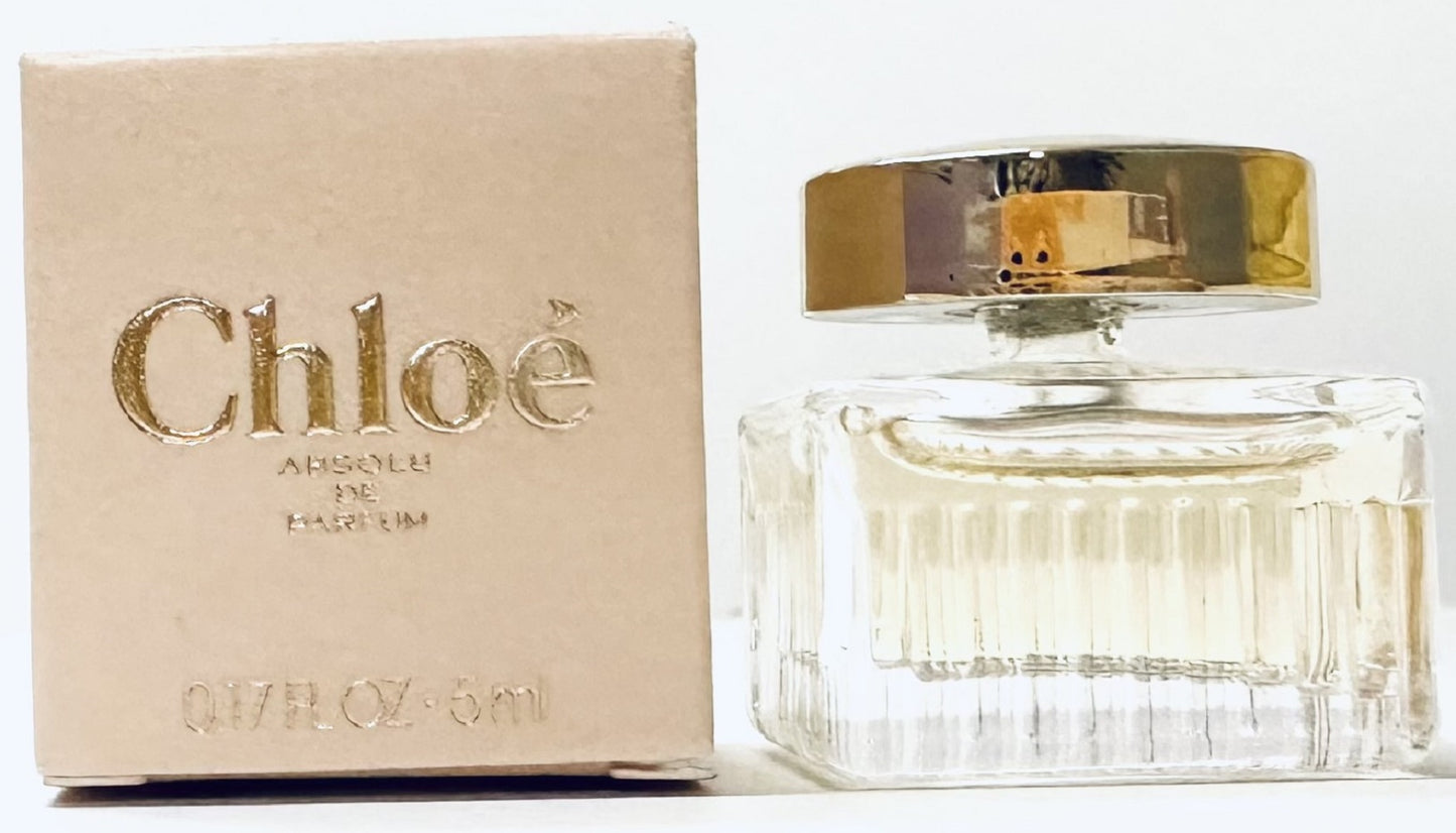 CHLOE ABSOLU DE PARFUM 0.17 oz / 5 ml Mini Eau De Parfum Women Perfume Splash