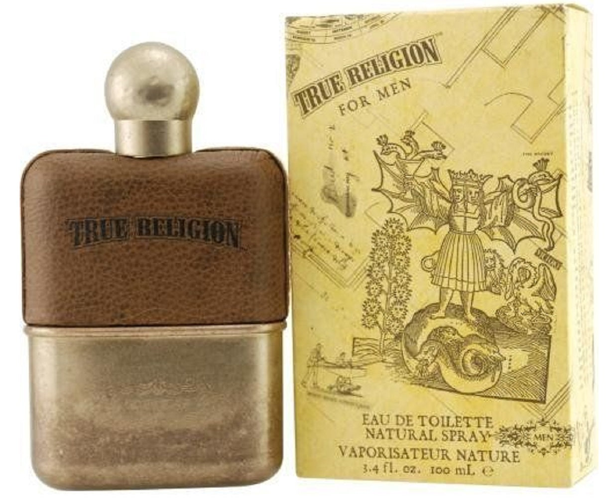 TRUE RELIGION 3.4 oz / 100 ml Eau De Toilette "EDT" Men Cologne Spray