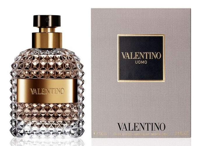 VALENTINO UOMO * Valentino 3.4 oz / 100 ml Eau de Toilette EDT Men Cologne Spray