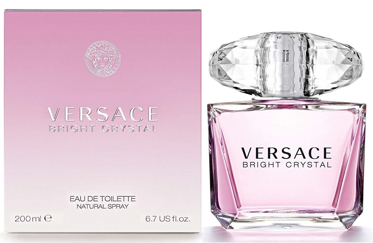 VERSACE BRIGHT CRYSTAL * Versace 6.7 oz / 200 ml EDT Women Perfume Spray