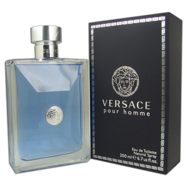 VERSACE POUR HOMME * Versace 6.7 oz / 200 ml Eau de Toilette Men Cologne Spray