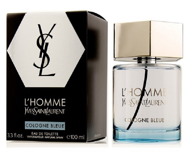 YSL L'HOMME COLOGNE BLEUE * Yves Saint Laurent 3.3 oz / 100 ml EDT Men Spray
