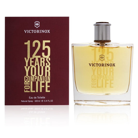 125 YEARS YOUR COMPANION FOR LIFE * Victorinox 3.4 oz / 100 ml EDT Men Cologne
