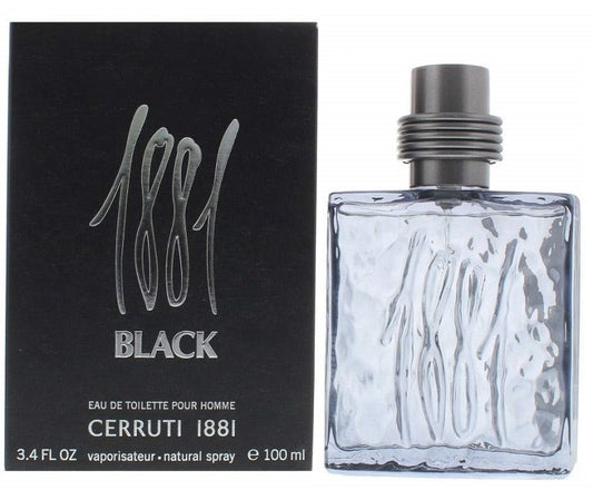 1881 Black * Nino Cerruti 3.3 oz / 100 ml Eau De Toilette (EDT) Men Cologne