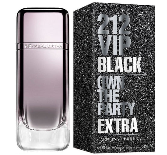 212 VIP BLACK OWN THE PARTY EXTRA * Carolina Herrera 3.4 oz EDP Men Cologne